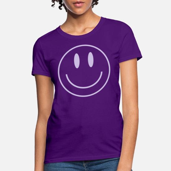 women's smiley face t shirts